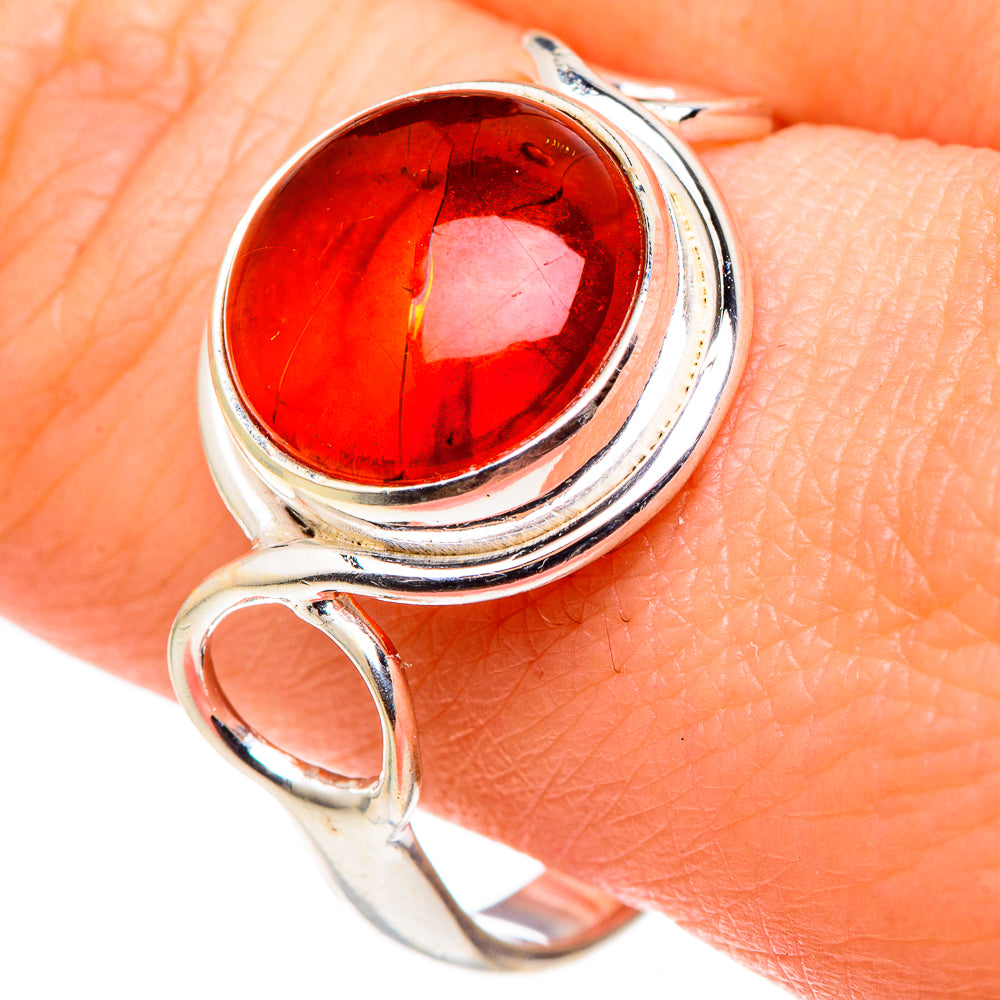 Carnelian Rings handcrafted by Anasilvercos - RING96821