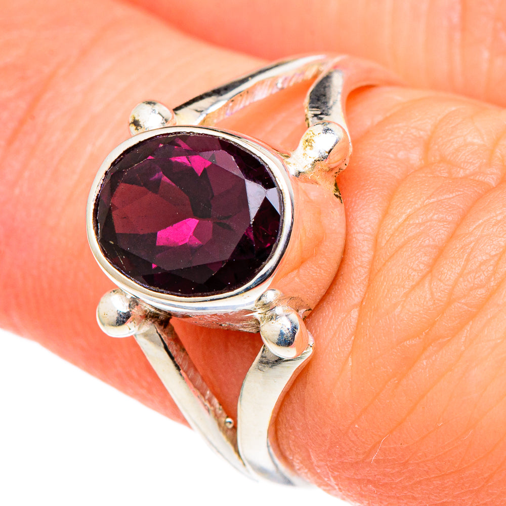 Red Spinel Rings handcrafted by Anasilvercos - RING96825