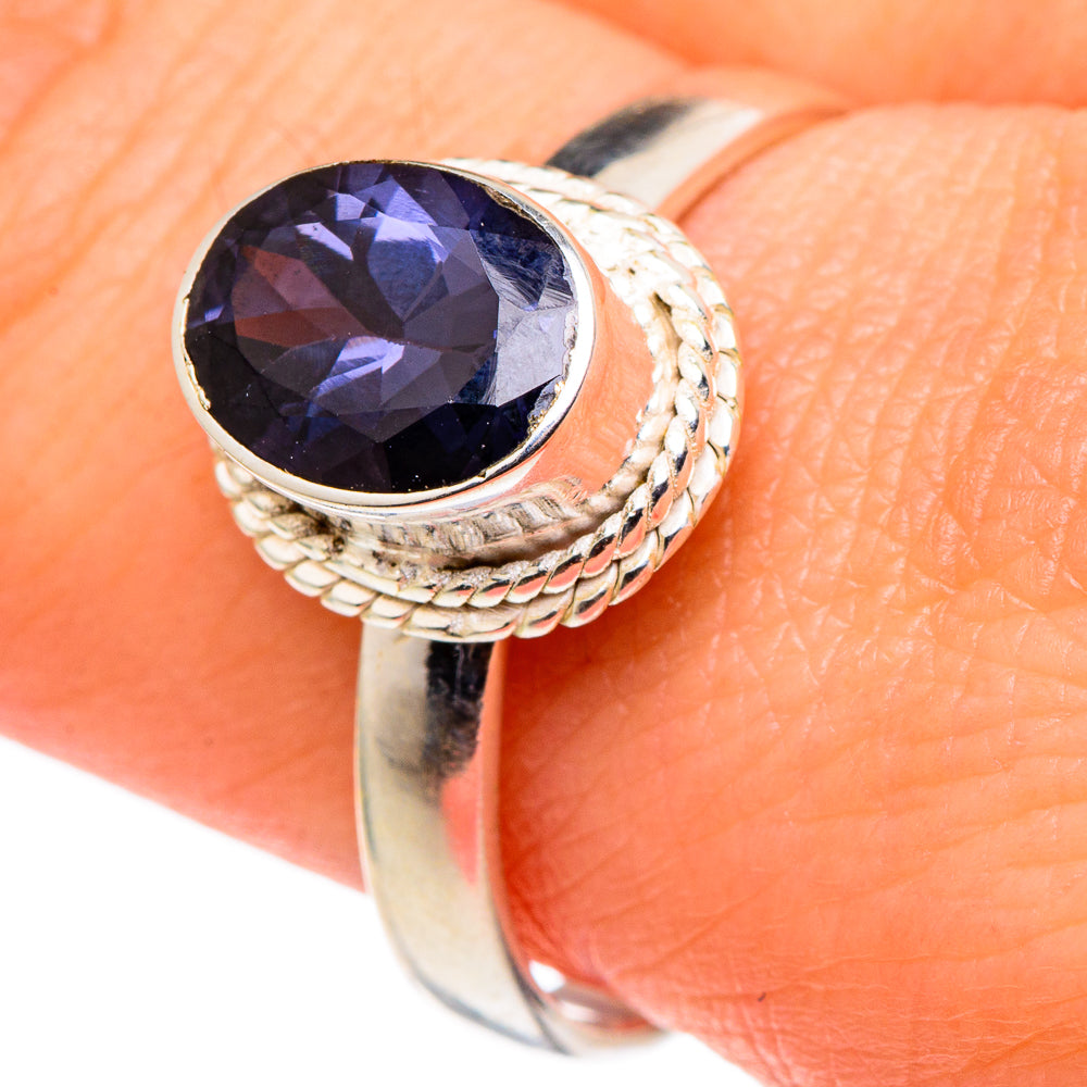 Blue Spinel Rings handcrafted by Anasilvercos - RING96827