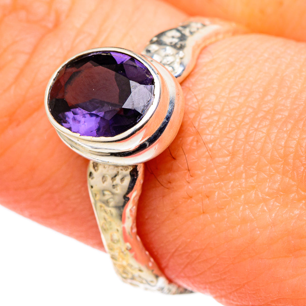 Purple Spinel Rings handcrafted by Anasilvercos - RING96832