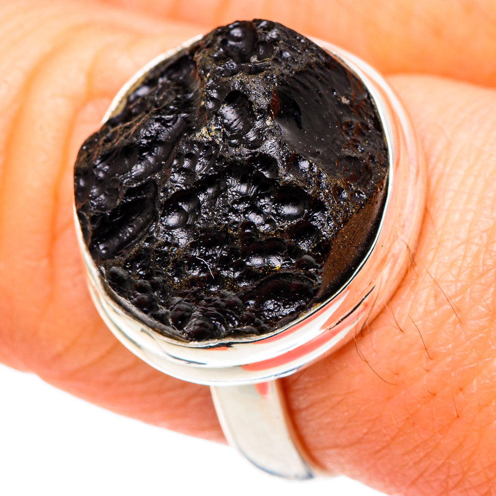 Tektite Rings handcrafted by Anasilvercos - RING96833