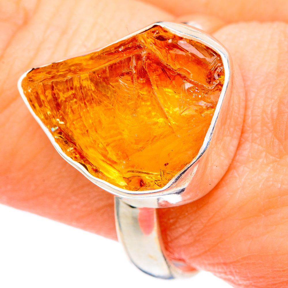 Citrine Rings handcrafted by Anasilvercos - RING96846