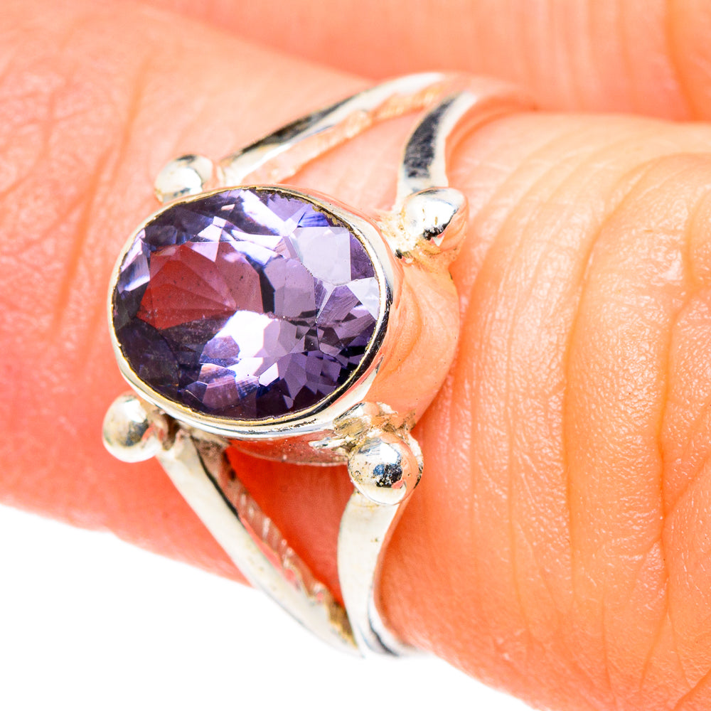 Purple Spinel Rings handcrafted by Anasilvercos - RING96856