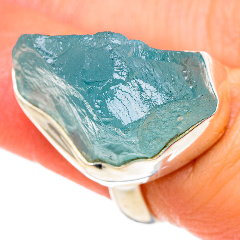 Aquamarine Rings handcrafted by Anasilvercos - RING96862