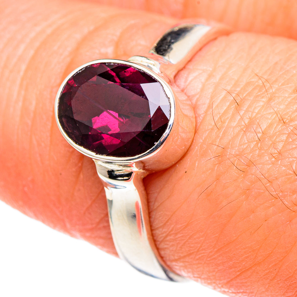 Garnet Rings handcrafted by Anasilvercos - RING96874