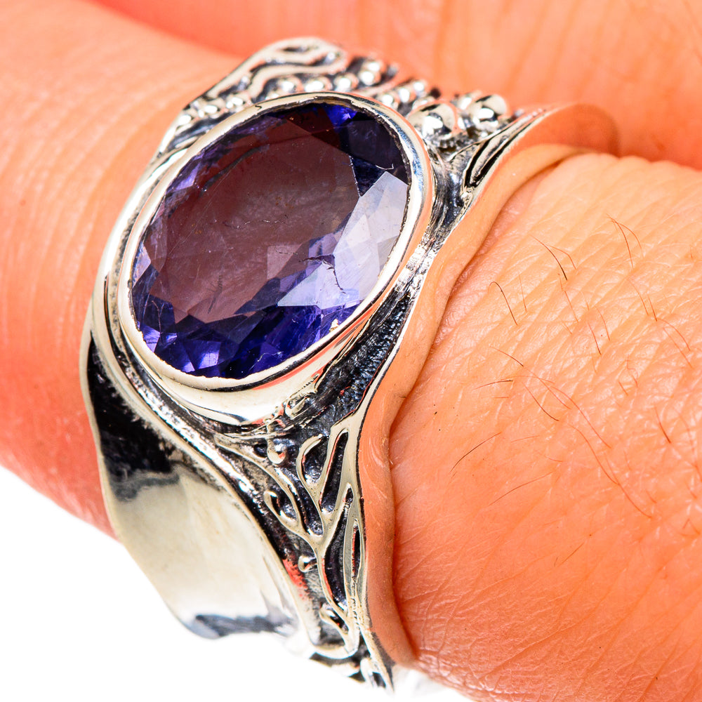 Purple Spinel Rings handcrafted by Anasilvercos - RING96876