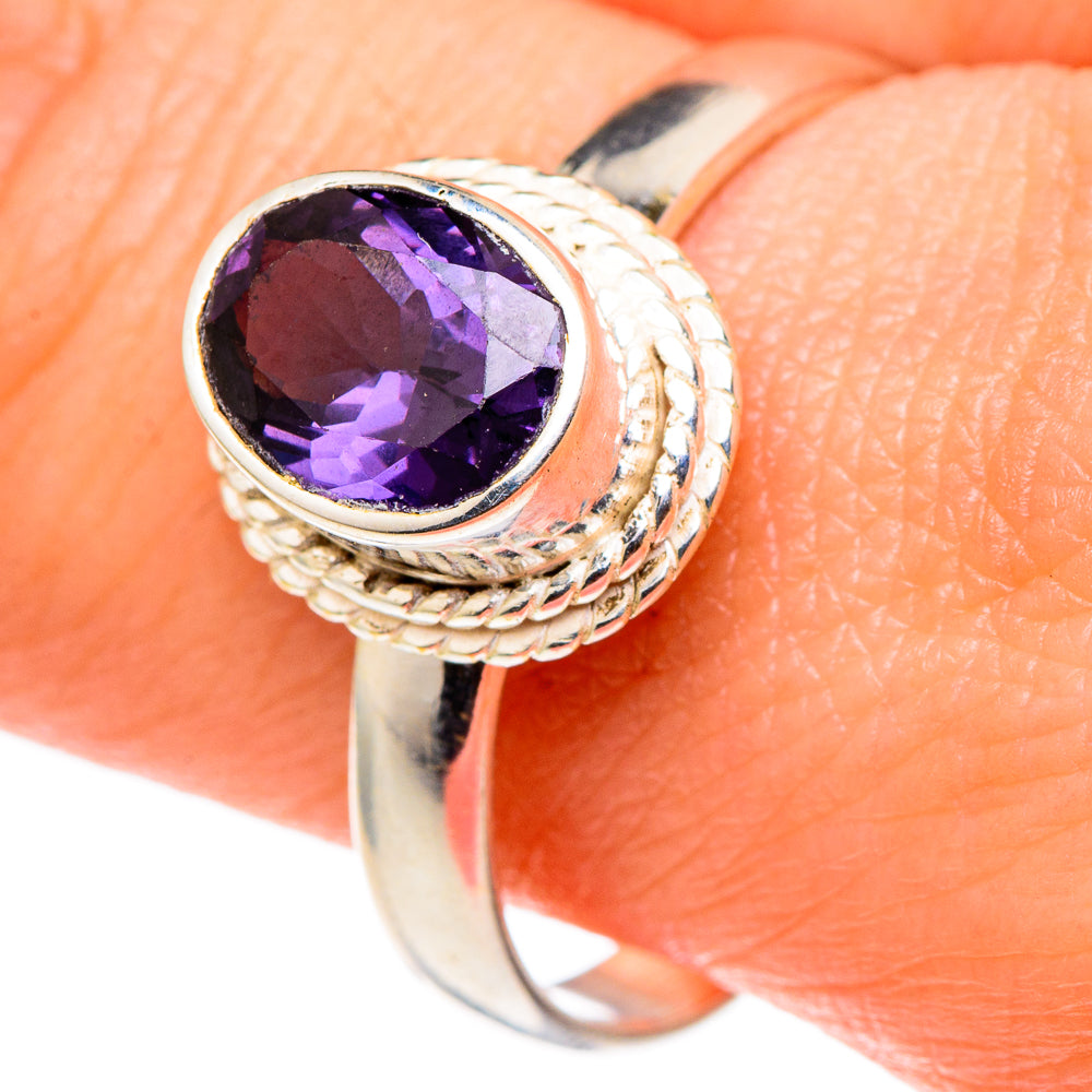 Purple Spinel Rings handcrafted by Anasilvercos - RING96879