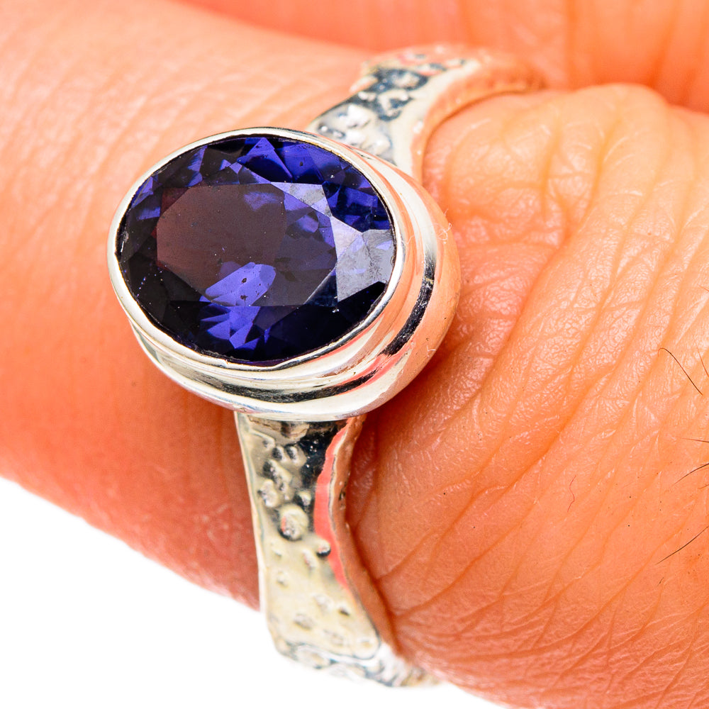 Purple Spinel Rings handcrafted by Anasilvercos - RING96883