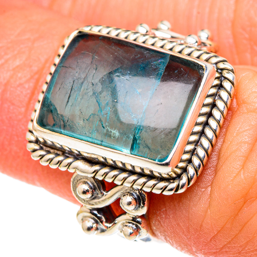 Aquamarine Rings handcrafted by Anasilvercos - RING96884
