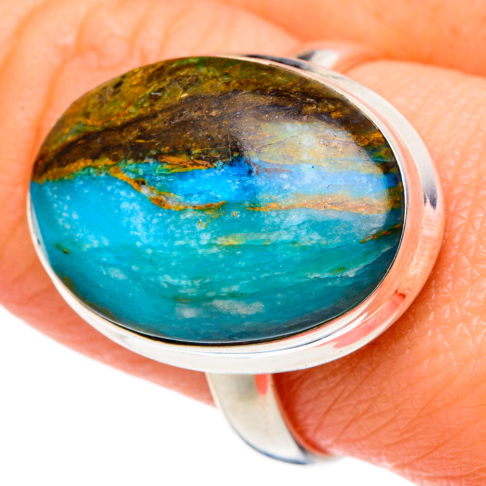 Peruvian Opal Rings handcrafted by Anasilvercos - RING96885
