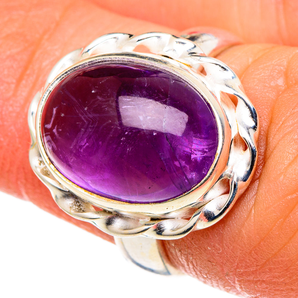 Amethyst Rings handcrafted by Anasilvercos - RING96897