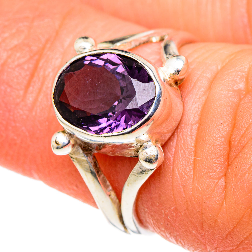 Purple Spinel Rings handcrafted by Anasilvercos - RING96898