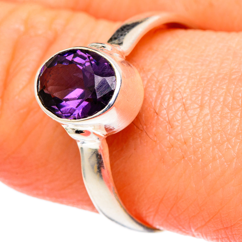 Purple Spinel Rings handcrafted by Anasilvercos - RING96900
