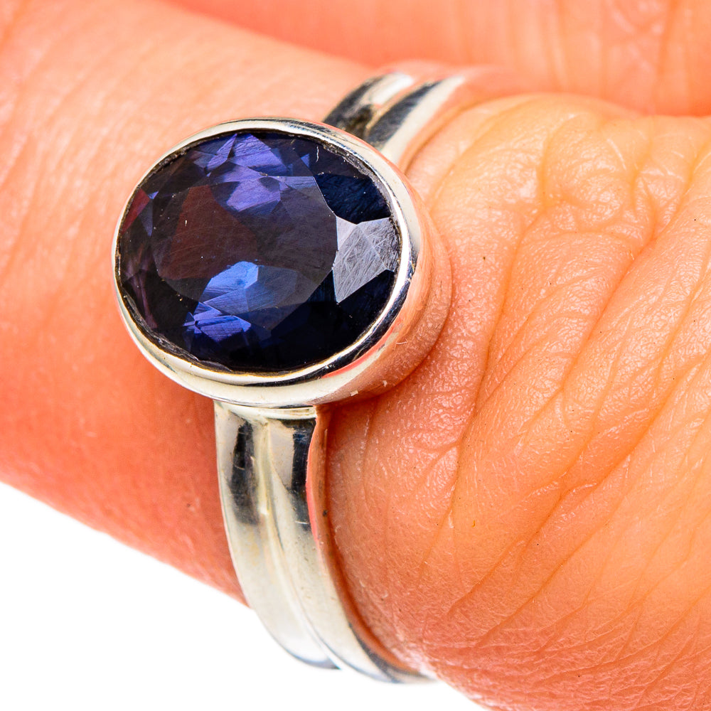 Blue Spinel Rings handcrafted by Anasilvercos - RING96906