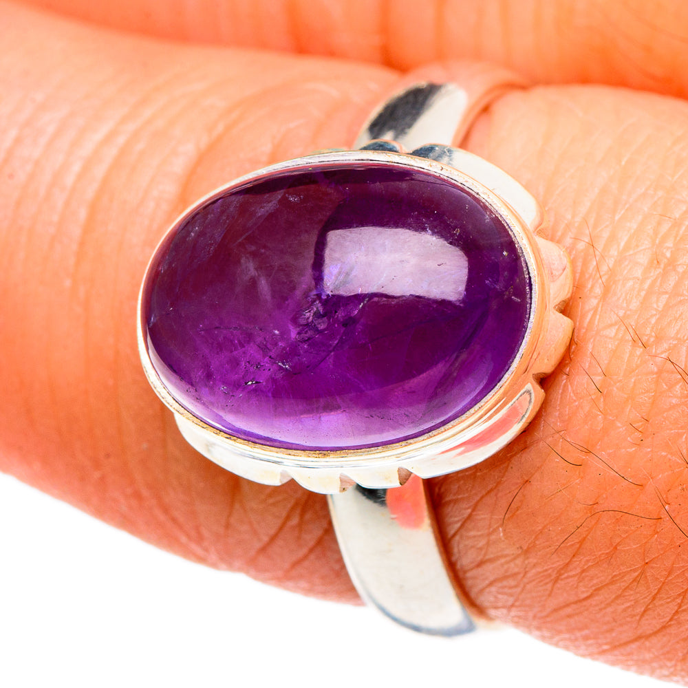 Amethyst Rings handcrafted by Anasilvercos - RING96917