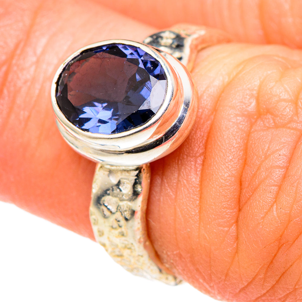 Blue Spinel Rings handcrafted by Anasilvercos - RING96921