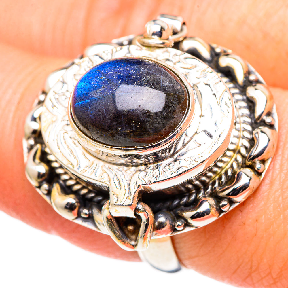 Labradorite Rings handcrafted by Anasilvercos - RING96922