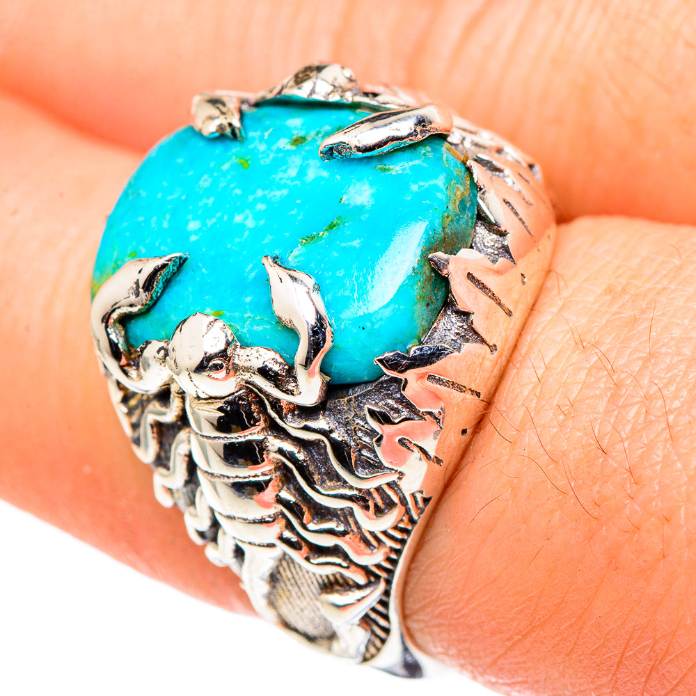 Chrysocolla Rings handcrafted by Anasilvercos - RING96923