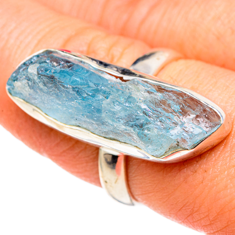 Aquamarine Rings handcrafted by Anasilvercos - RING96927