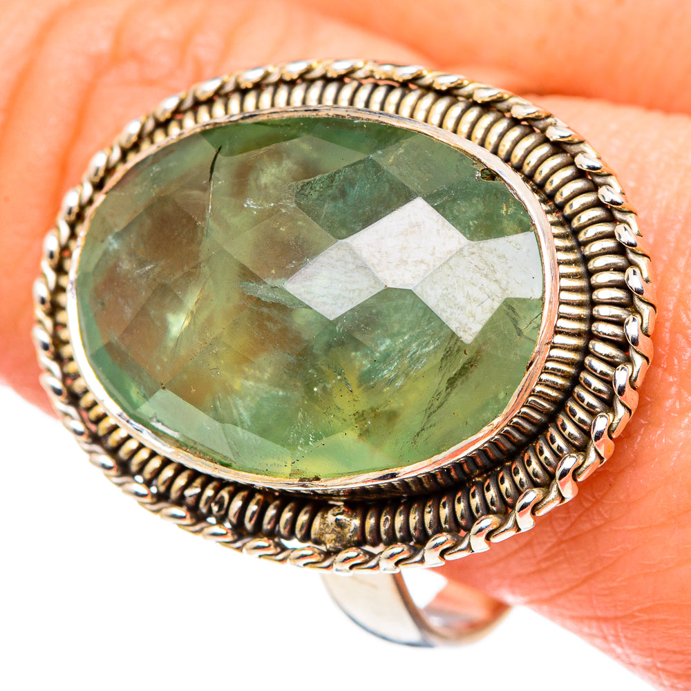 Prehnite Rings handcrafted by Anasilvercos - RING96933