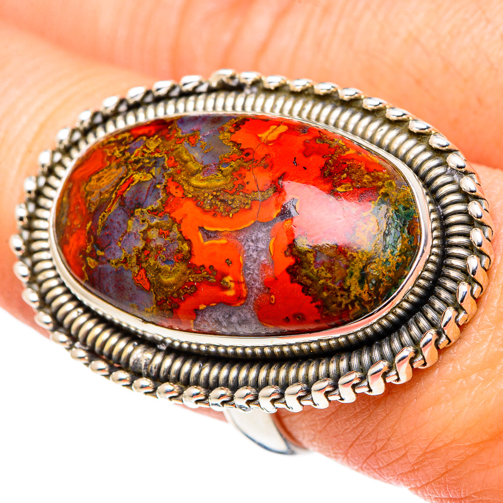 Moroccan Agate Rings handcrafted by Anasilvercos - RING96936