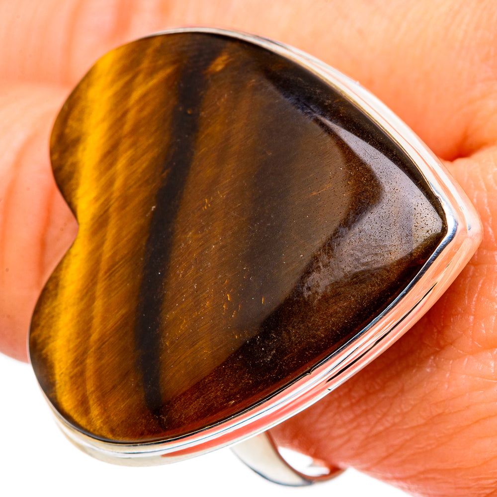 Tiger Eye Rings handcrafted by Anasilvercos - RING96939
