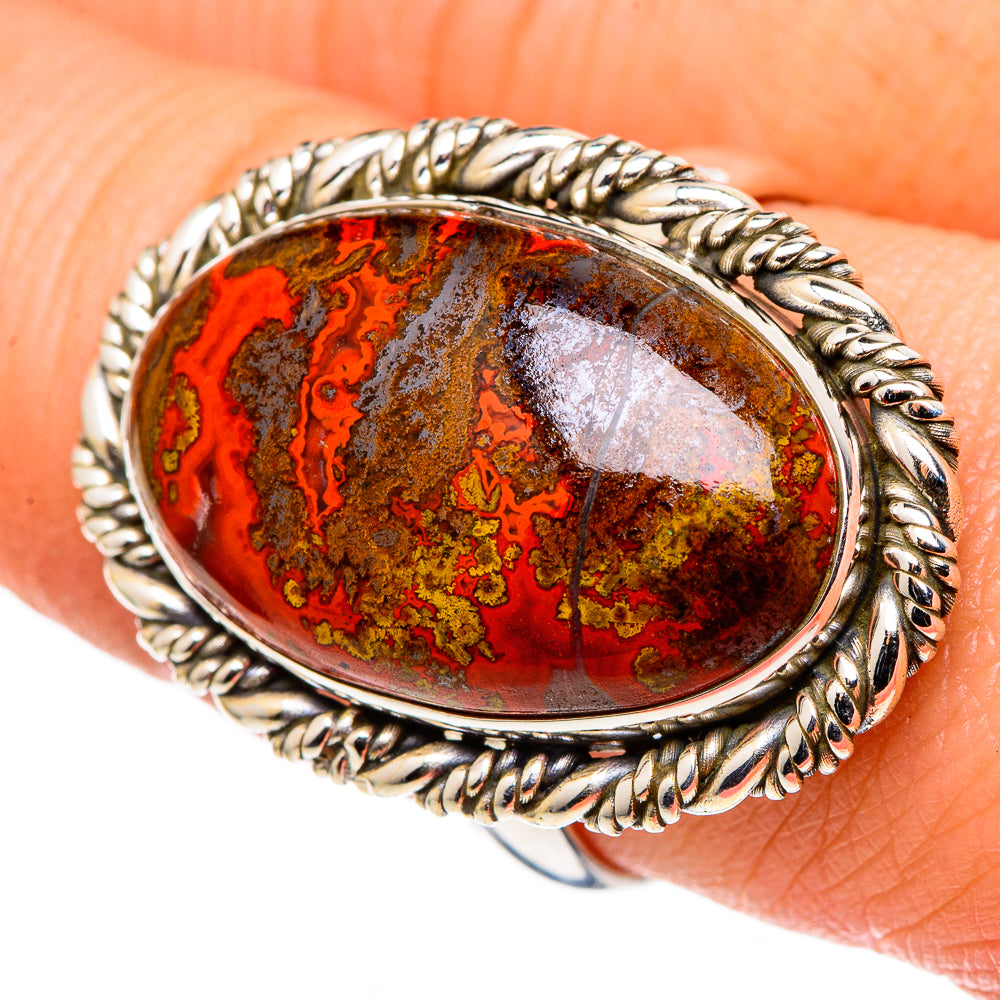 Moroccan Agate Rings handcrafted by Anasilvercos - RING96940