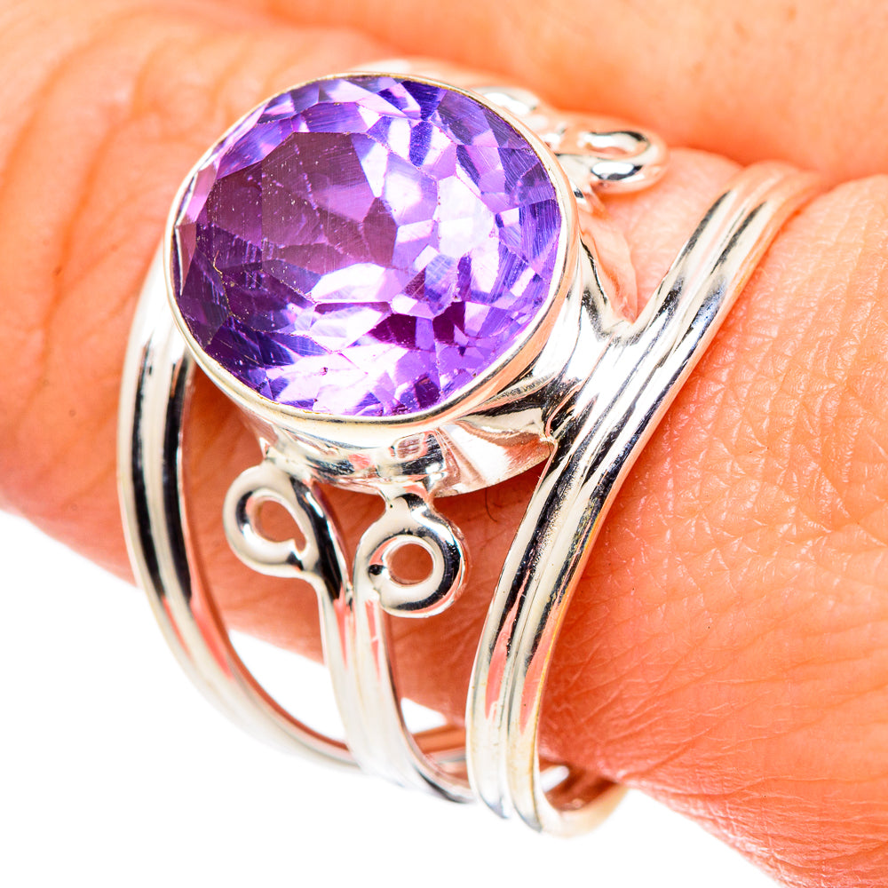 Amethyst Rings handcrafted by Anasilvercos - RING96948