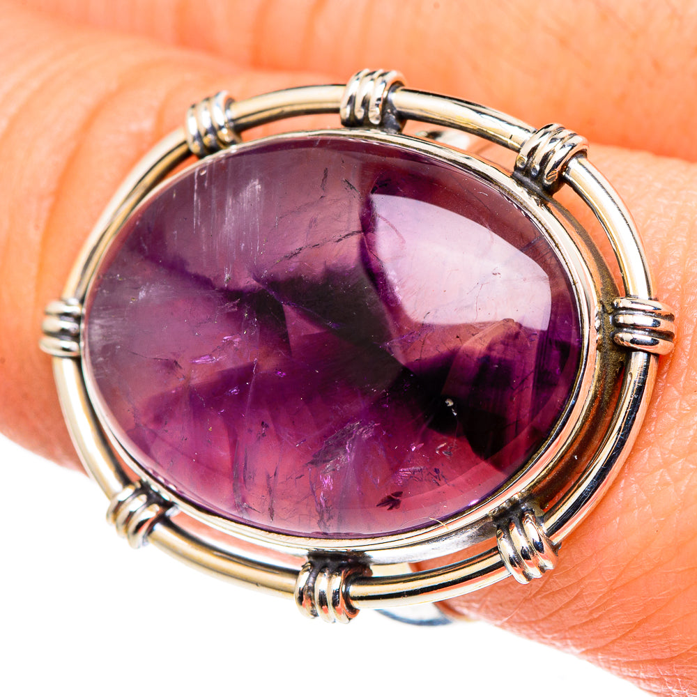 Star Amethyst Rings handcrafted by Anasilvercos - RING96950