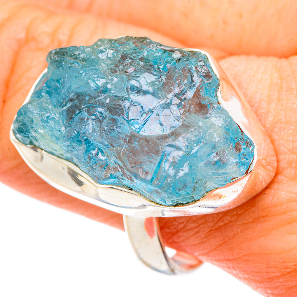 Aquamarine Rings handcrafted by Anasilvercos - RING96966