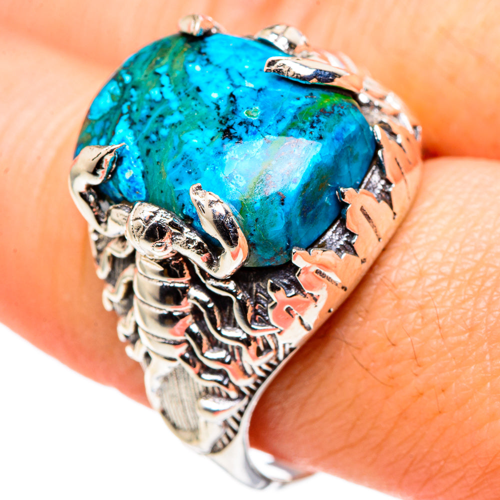 Chrysocolla Rings handcrafted by Anasilvercos - RING96967