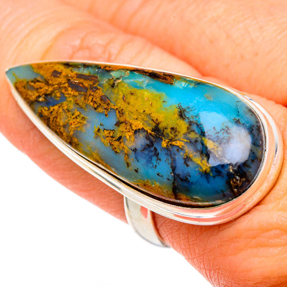 Peruvian Opal Rings handcrafted by Anasilvercos - RING96968