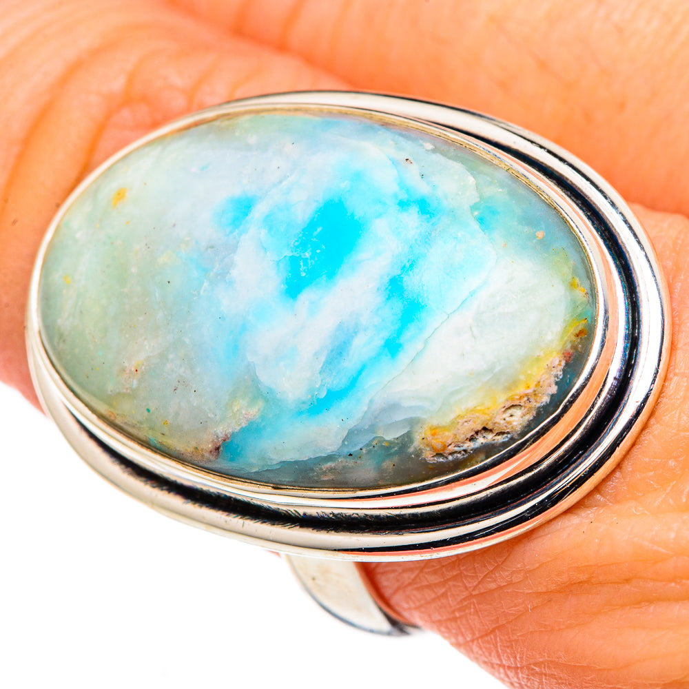 Peruvian Opal Rings handcrafted by Anasilvercos - RING96970