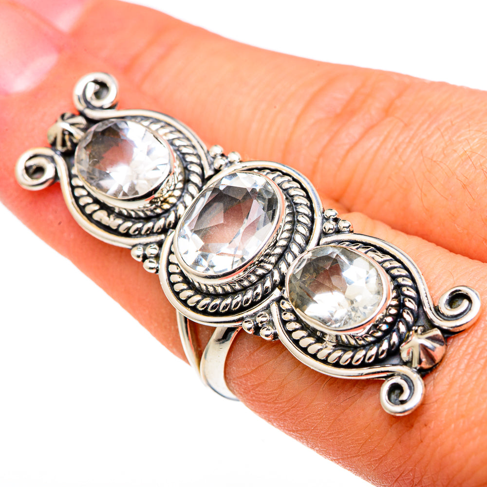 Green Amethyst Rings handcrafted by Anasilvercos - RING96972