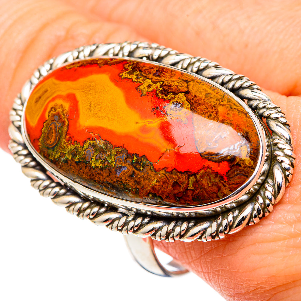 Moroccan Agate Rings handcrafted by Anasilvercos - RING96975