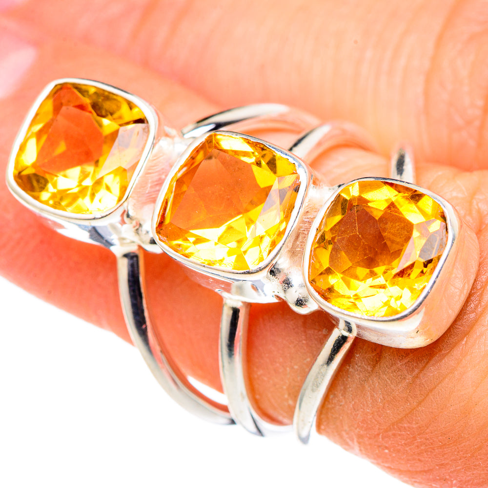 Citrine Rings handcrafted by Anasilvercos - RING96980