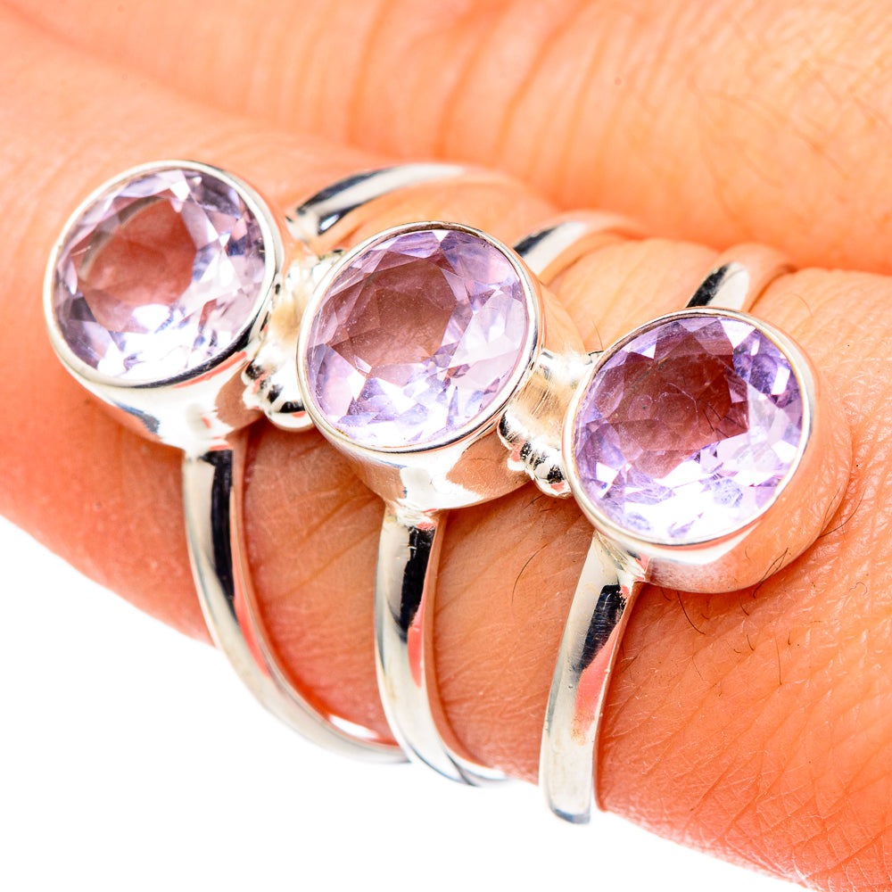 Kunzite Rings handcrafted by Anasilvercos - RING96986