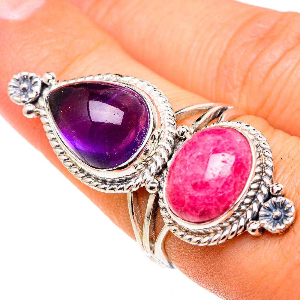 Rhodochrosite Rings handcrafted by Anasilvercos - RING96992