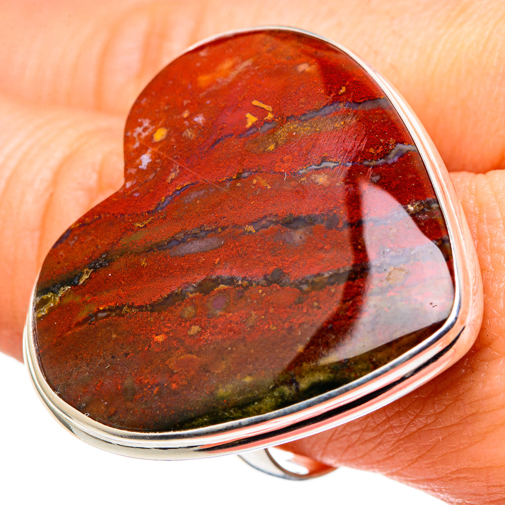 Ocean Jasper Rings handcrafted by Anasilvercos - RING97004