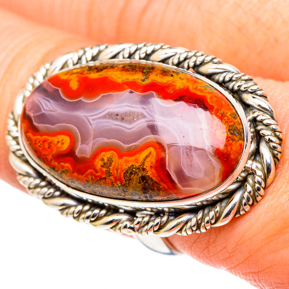 Moroccan Agate Rings handcrafted by Anasilvercos - RING97005