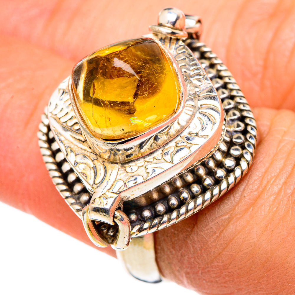 Citrine Rings handcrafted by Anasilvercos - RING97009