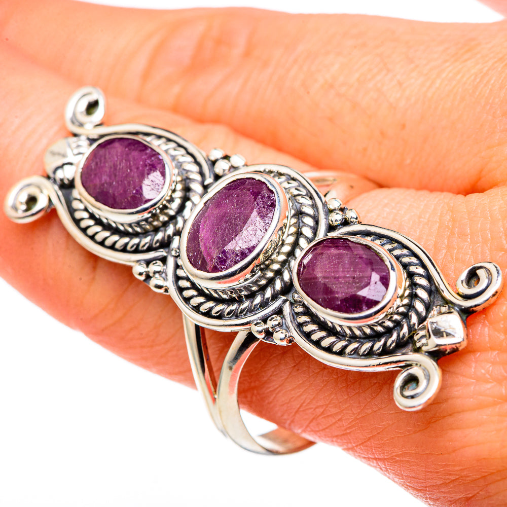 Ruby Rings handcrafted by Anasilvercos - RING97011