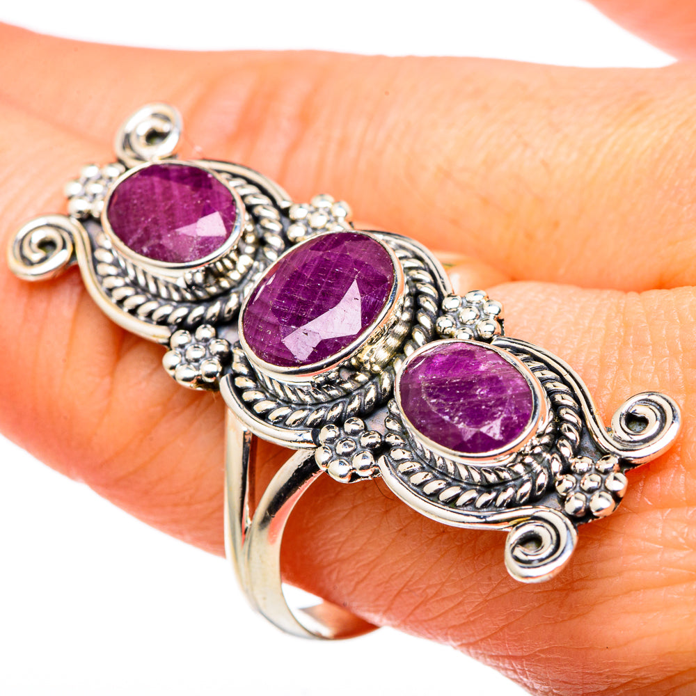 Ruby Rings handcrafted by Anasilvercos - RING97012