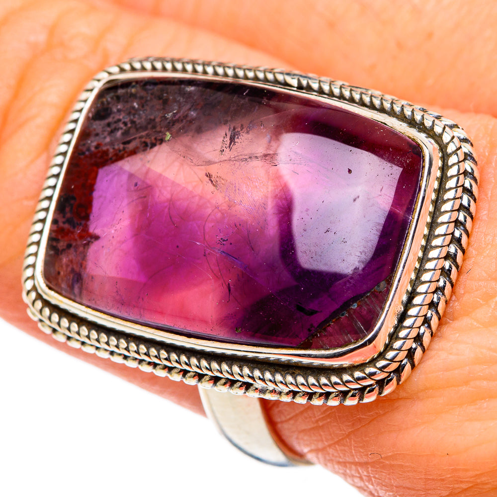 Star Amethyst Rings handcrafted by Anasilvercos - RING97013