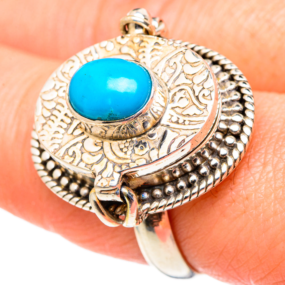 Tibetan Turquoise Rings handcrafted by Anasilvercos - RING97019