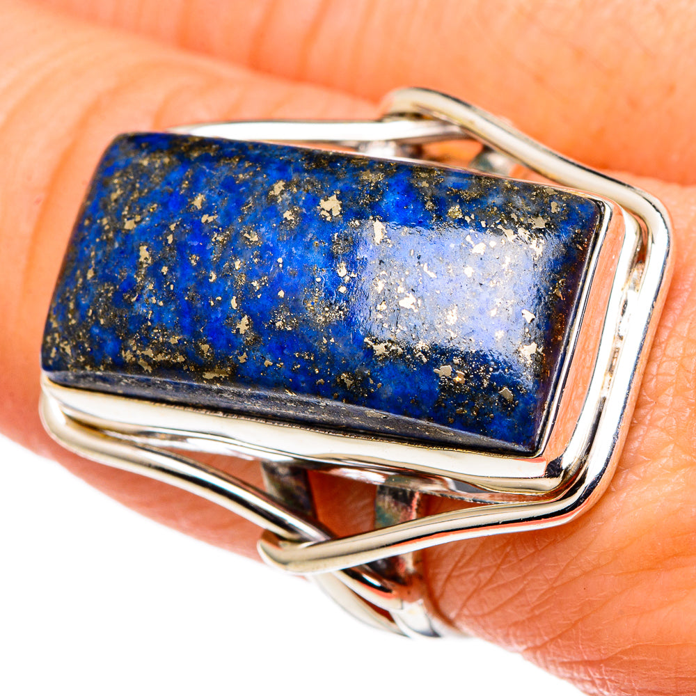 Lapis Lazuli Rings handcrafted by Anasilvercos - RING97022