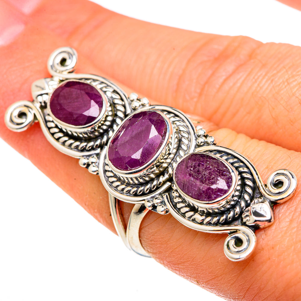 Ruby Rings handcrafted by Anasilvercos - RING97030