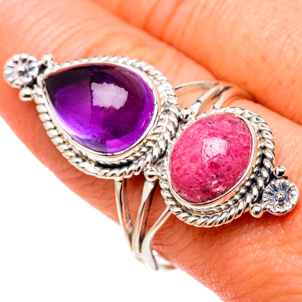 Amethyst Rings handcrafted by Anasilvercos - RING97037