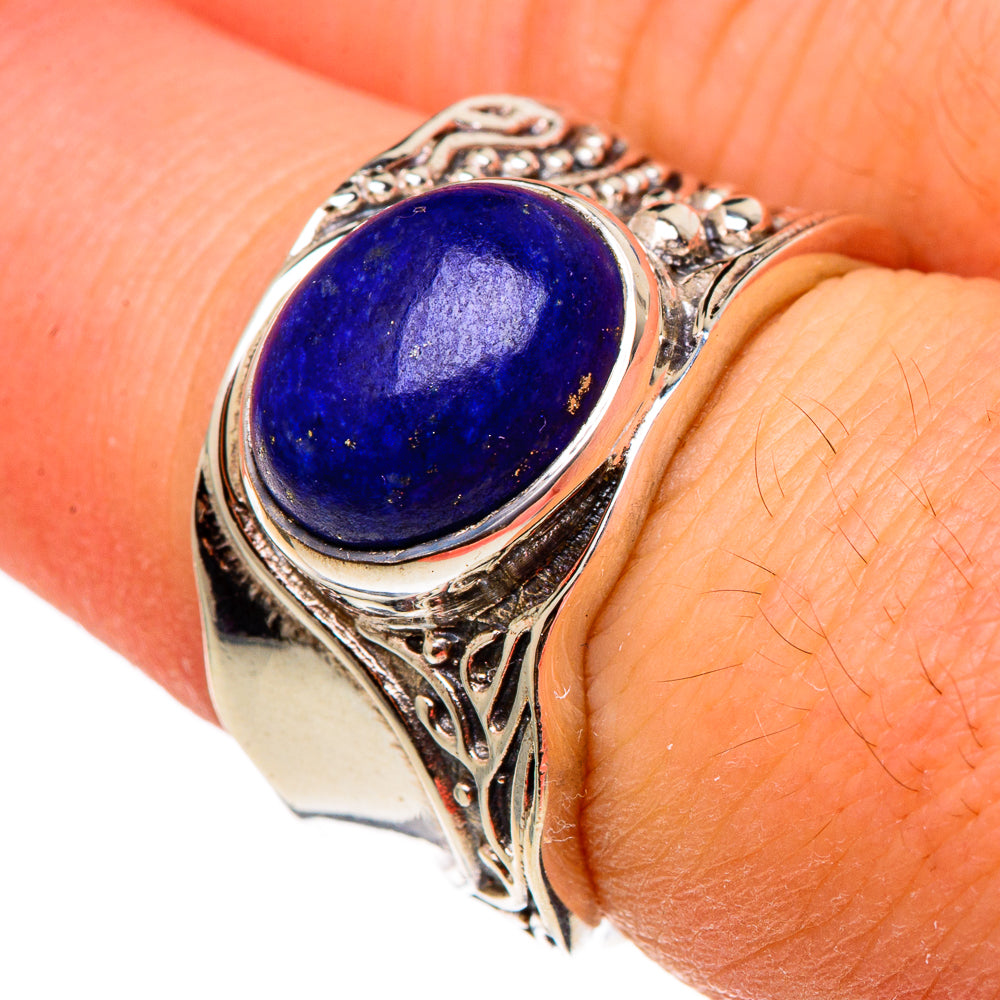 Lapis Lazuli Rings handcrafted by Anasilvercos - RING97156