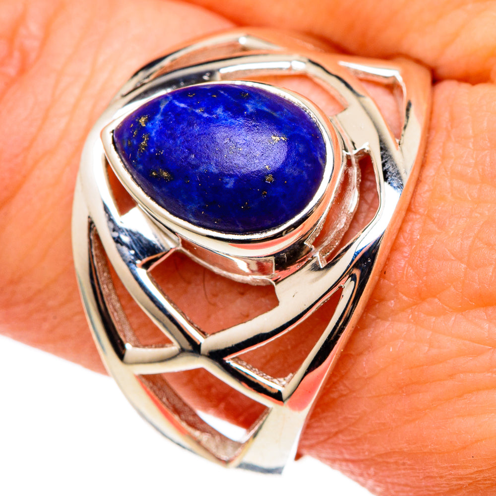 Lapis Lazuli Rings handcrafted by Anasilvercos - RING97159